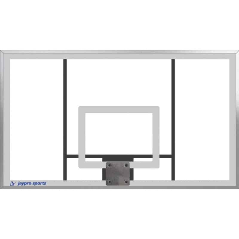 Backboard - Acrylic - Rectangular - 72'' W X 42'' h