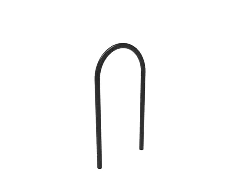 3 Bike Wave Rack - Inground - 1.90 Tubing - 1 Hump