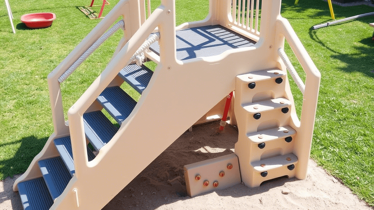 Outdoor Playset Stairs: A Guide to Safety and Design