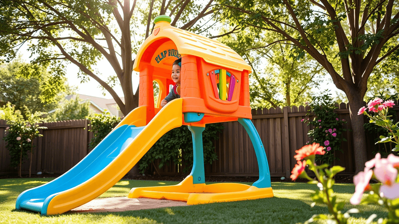 Why a Plastic Slide Playhouse is Perfect for Your Backyard