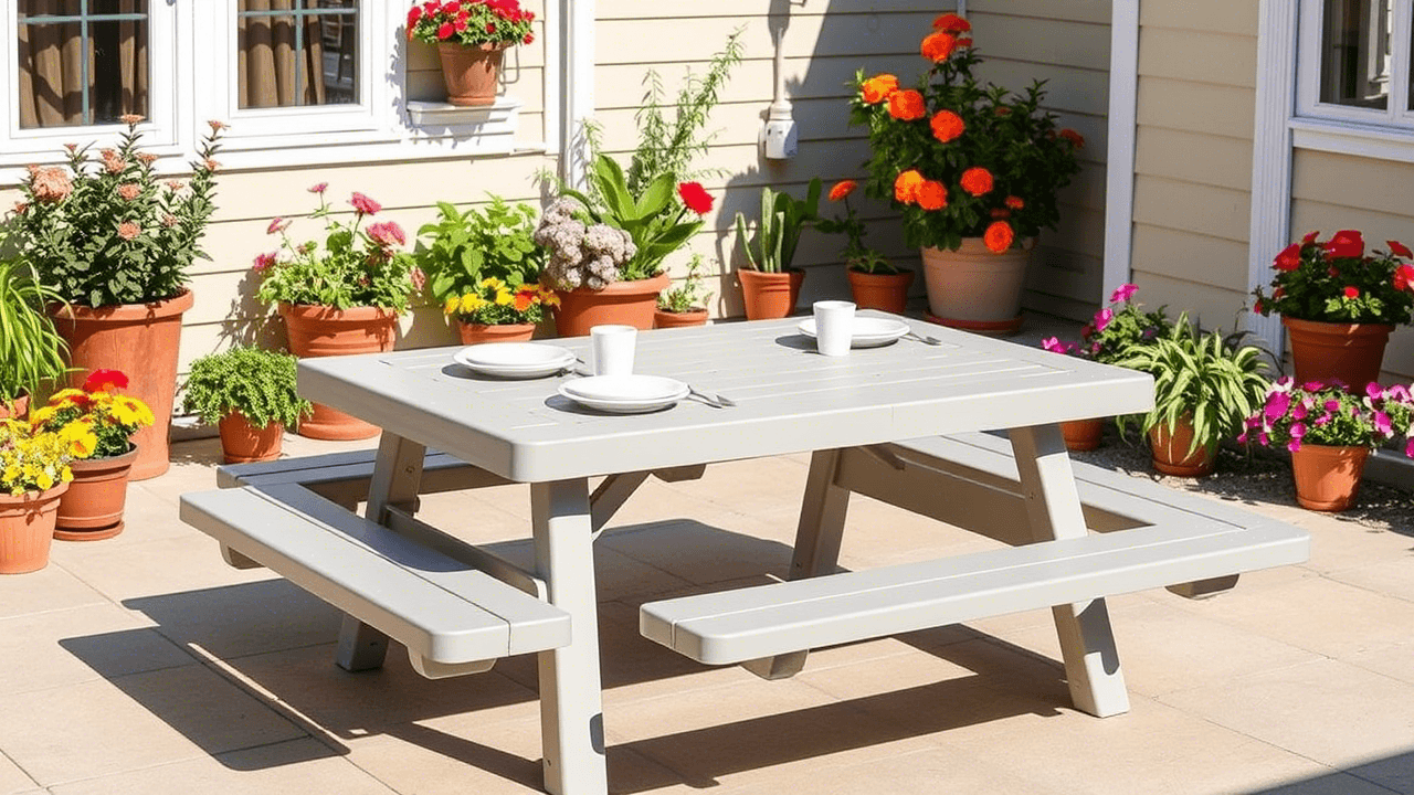 Why a Plastic Picnic Table is Perfect for Your Outdoor Space