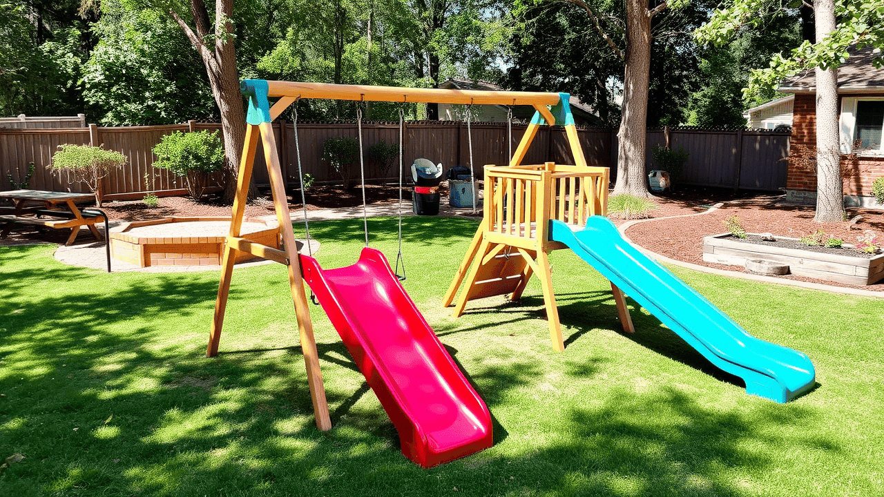 Swing Set with Two Slides: Ultimate Guide for Families