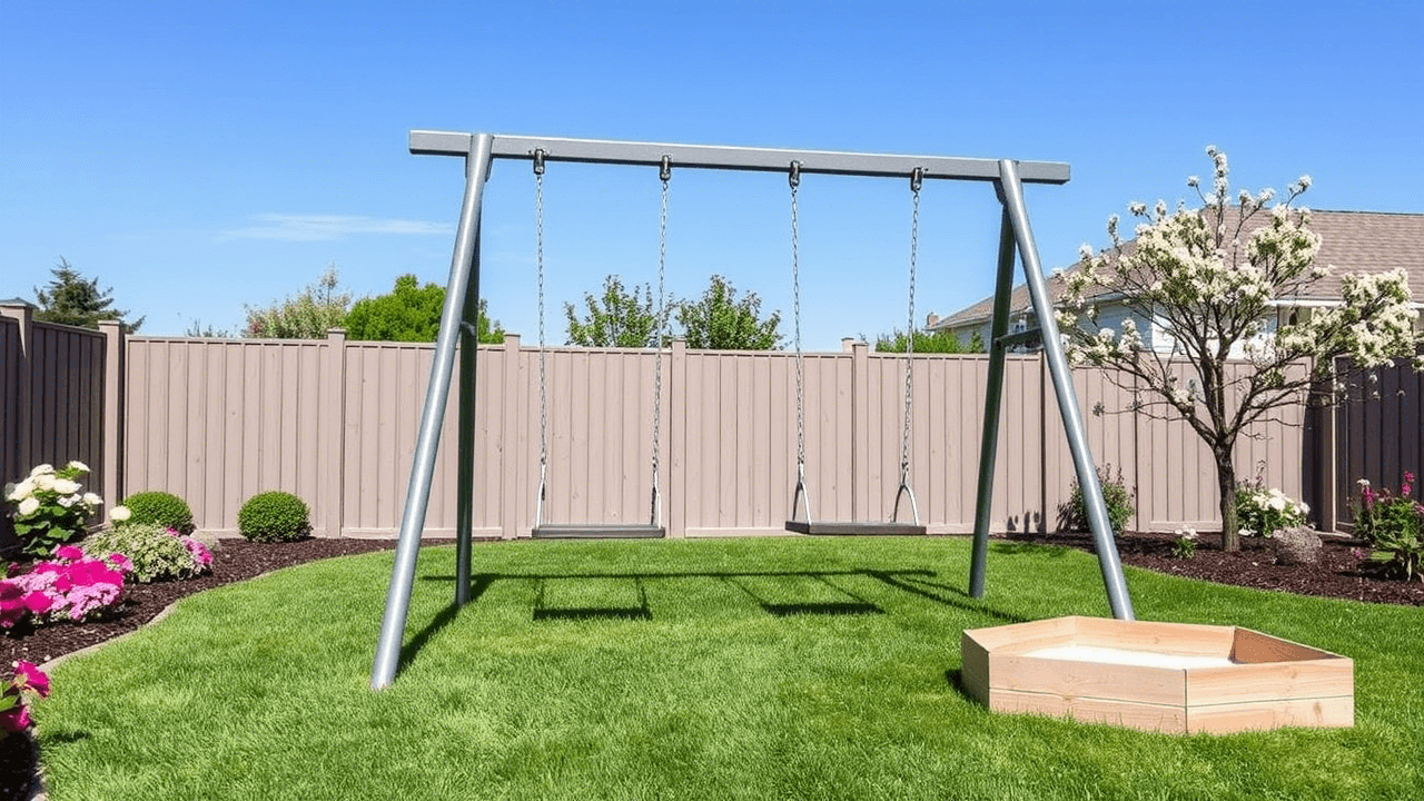 Why a Grey Swing Set is the Perfect Addition to Your Backyard