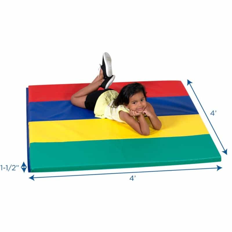 Rainbow Folding Gym Mats