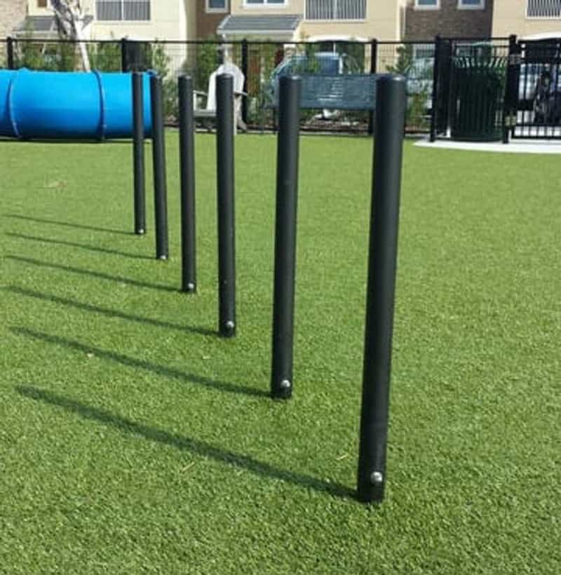 Dog Flexible Weave Poles - Set Of 6