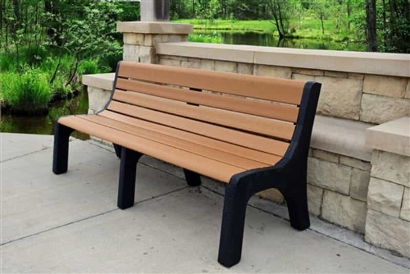 6' Newport Park Bench - Portable