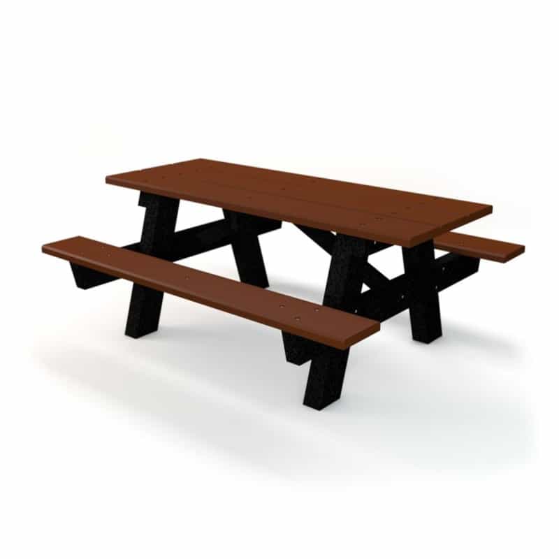 8' A-Frame Recycled Plastic Picnic Table