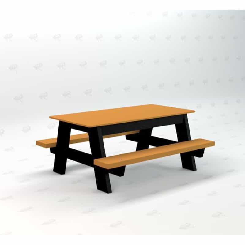 4' Kids Recycled Picnic Table