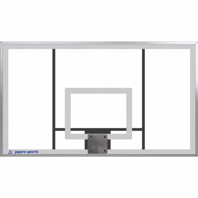 Backboard - Acrylic - Rectangular - 72'' W X 42'' h
