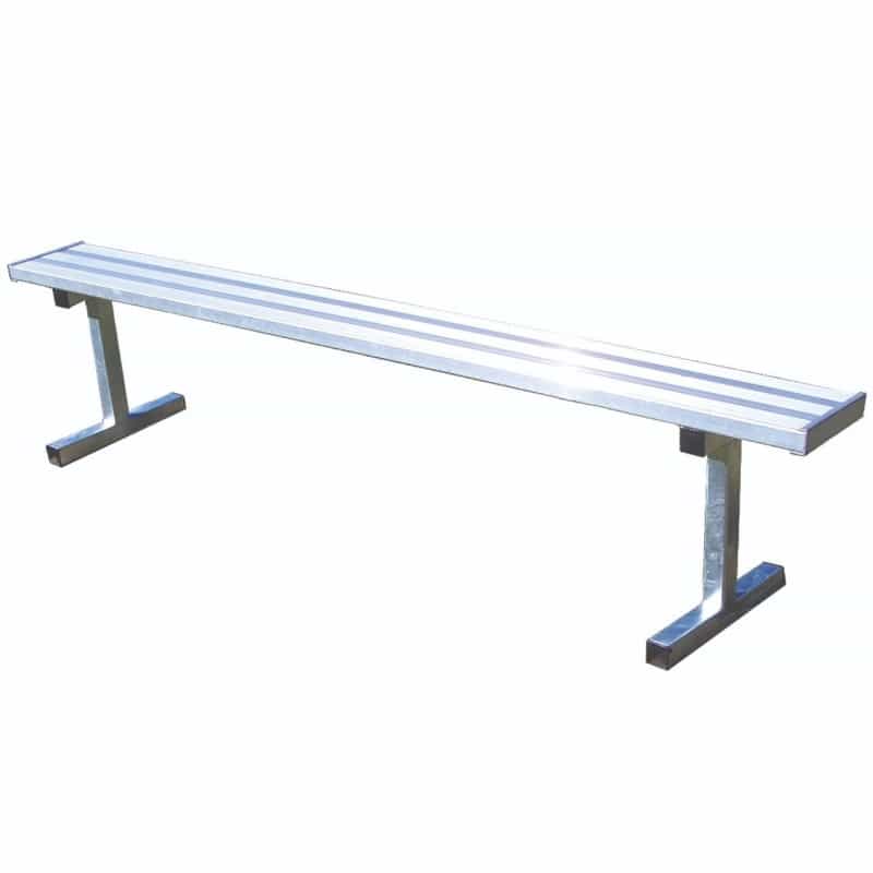 7 1/2 Foot Player Bench Without Back - Portable