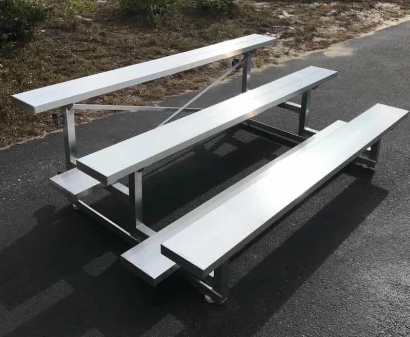 Tip-N-Roll 3 Row Bleacher - 15'