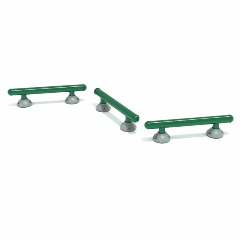 Triple Station Balance Beam - Rounded Bars