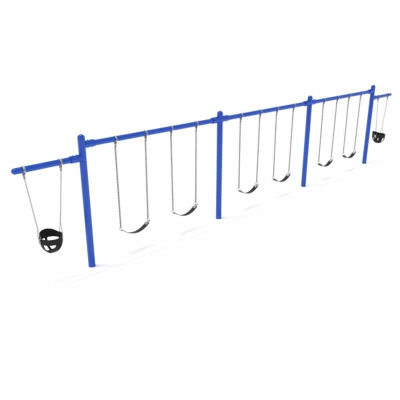 7/8 Feet High Elite Cantilever Swing - 3 Bays 2 Cantilevers
