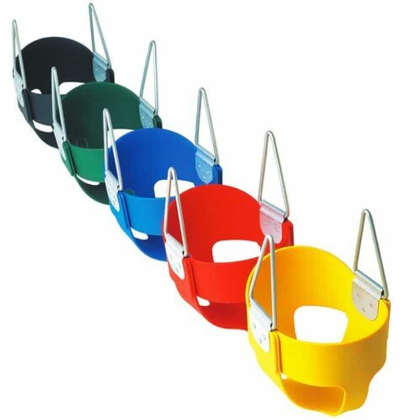 Co-Polymer High Back Full Bucket Swing Seat