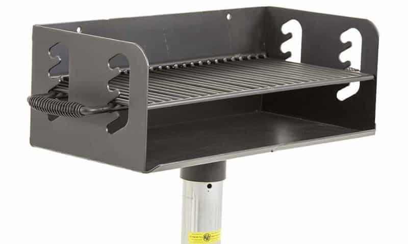 Rotating Pedestal Grill - 300 Sq In Cooking Surface And 3 1/2" Post