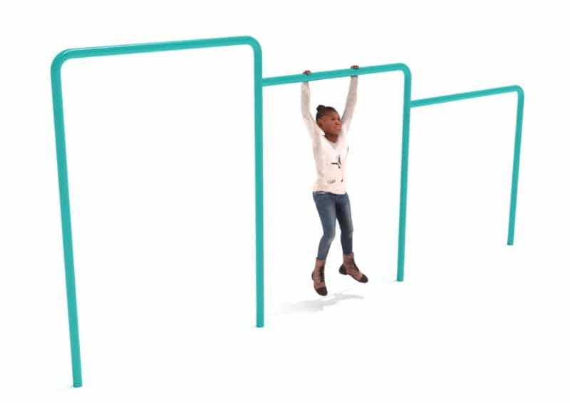 Triple Uneven Agility Bars