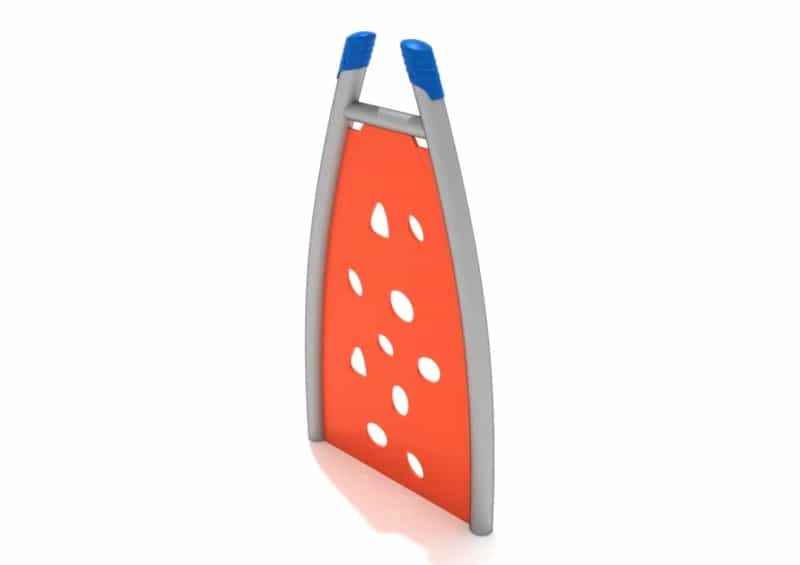 Curved Post Pe Climbing Wall