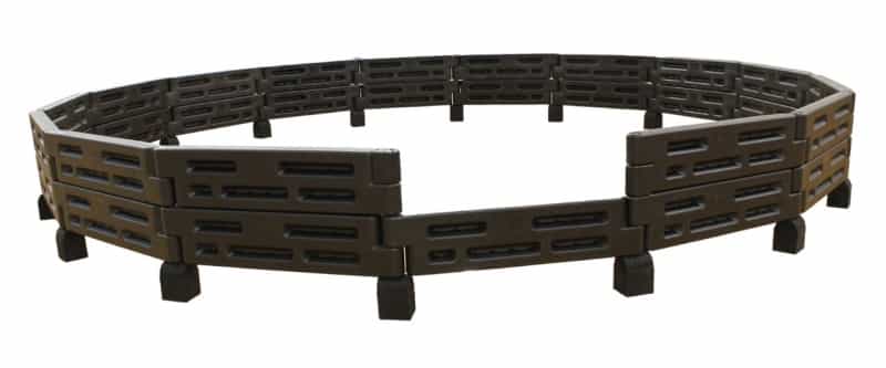 20' Diameter Portable Gaga Ball Pit With Rubber Feet