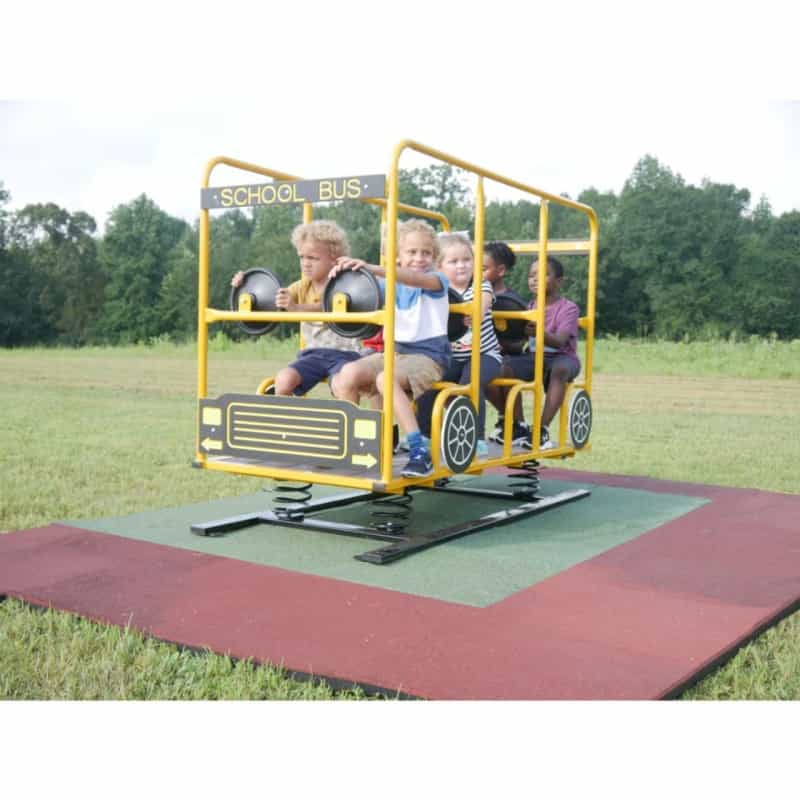 Rockin Time School Bus 6 Seater Spring Rider Vehicle