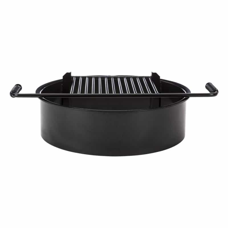 Fire Ring - 24'' D X 7'' H - Non-Adjustable Grate With 2 Staples