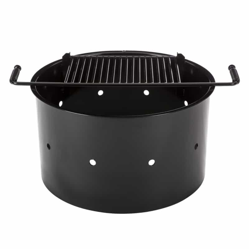 Fire Ring - 30'' D X 17 3/8'' H - Non-Adjustable Grate With 2 Staples