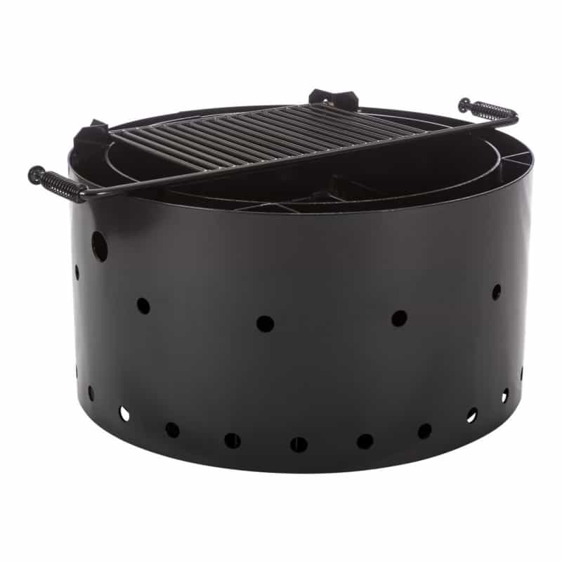 Wheelchair Accessible Double Wall Fire Ring - 32'' D X 17'' H - Non-Adjustable Grate