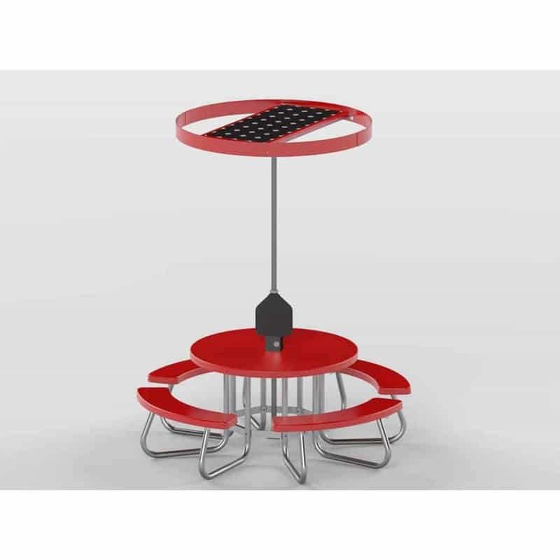 Solar Charging Station With Ring