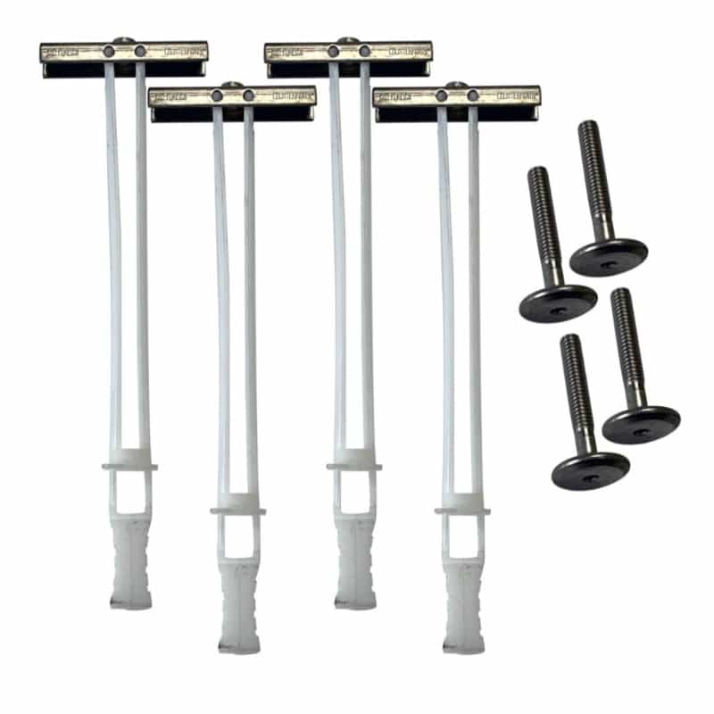 Slide Mount Kit (Deck Mounting Kit) Ss - 8 Piece Set