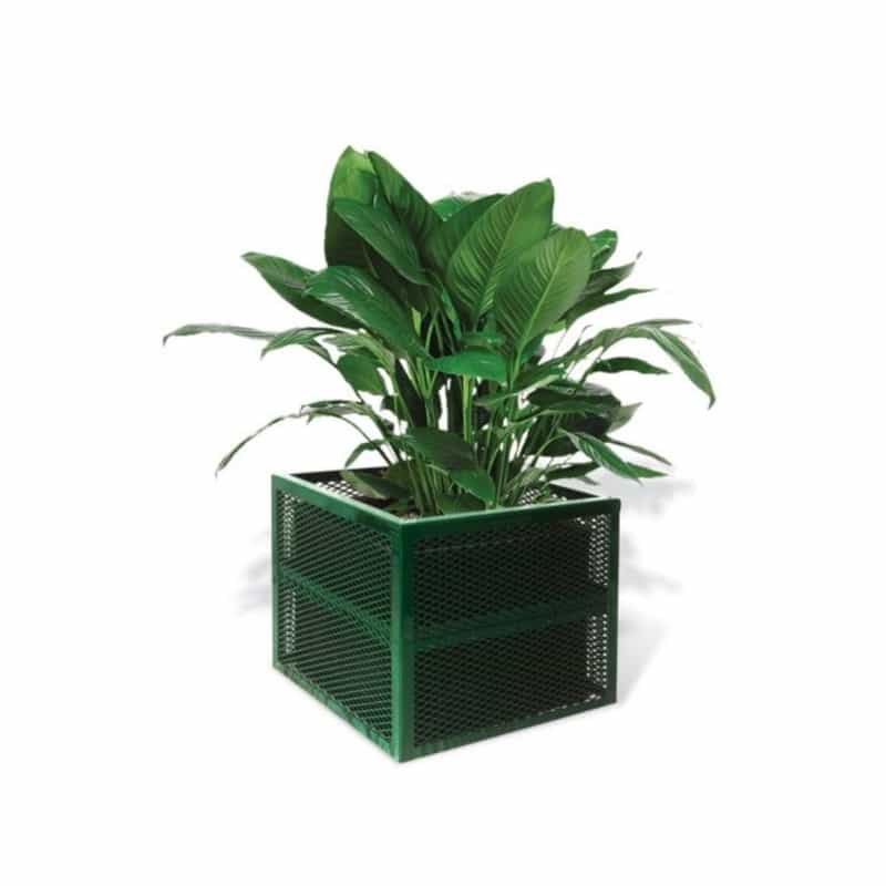 24'' Square Expanded Metal Diamond Planter