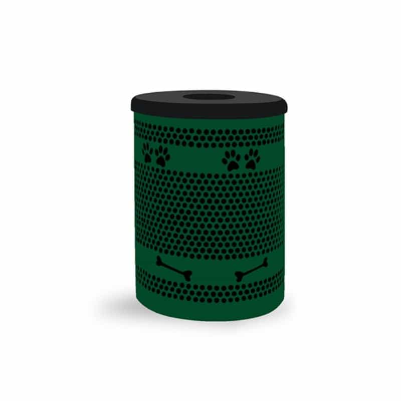 32 Gallon Round Tidy Up Trash Receptacle Kit