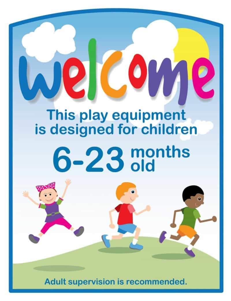 Welcome Sign 6-23 Months Old