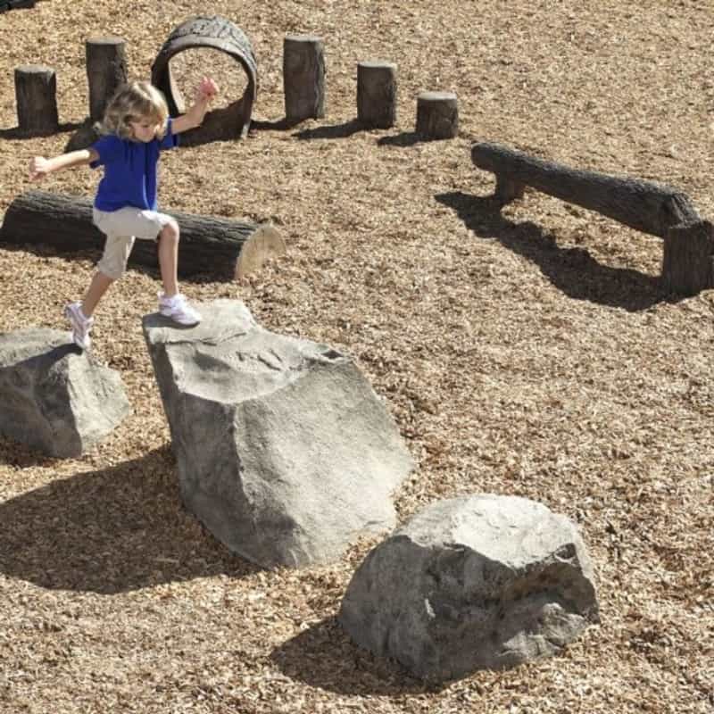 Playground Stepping Boulders Ages 5-12 Years