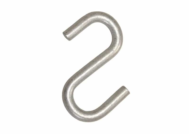 Galvanized Steel S-Hook (3/8 X 3-1/5-Inch)