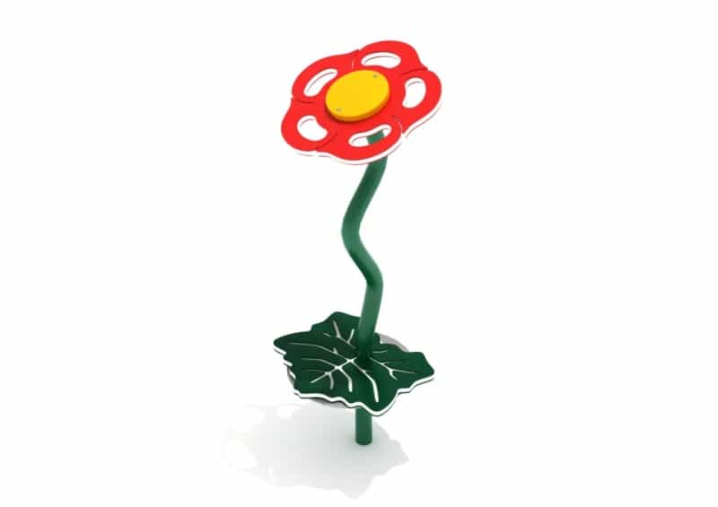 Flower Stepper With Leaf
