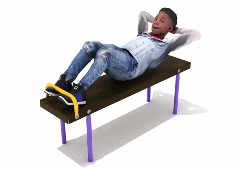 Straight Sit Up Bench