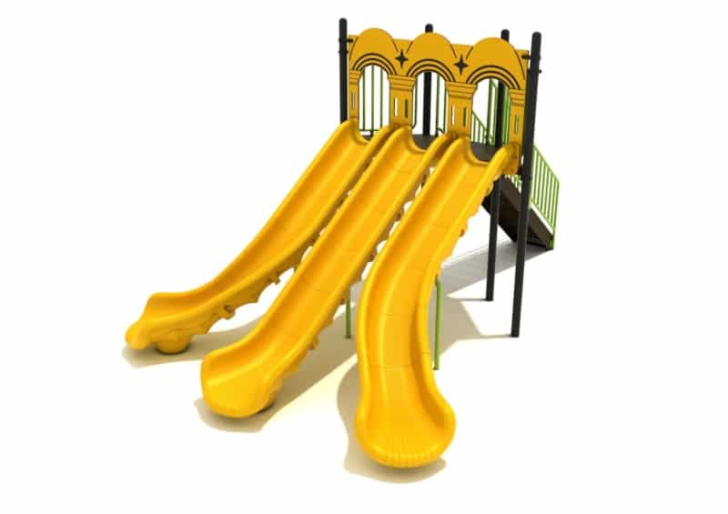6-Foot Triple Sectional Split Slide