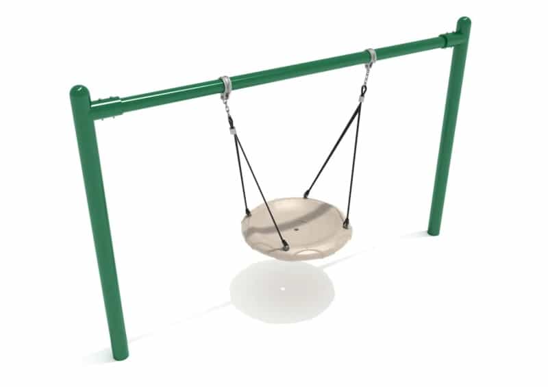 7 Feet High Elite Single Post Nest Swing