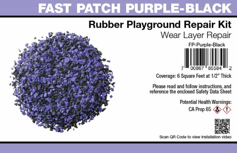 Fast Patch Purple Black Surfacing Repair Kit