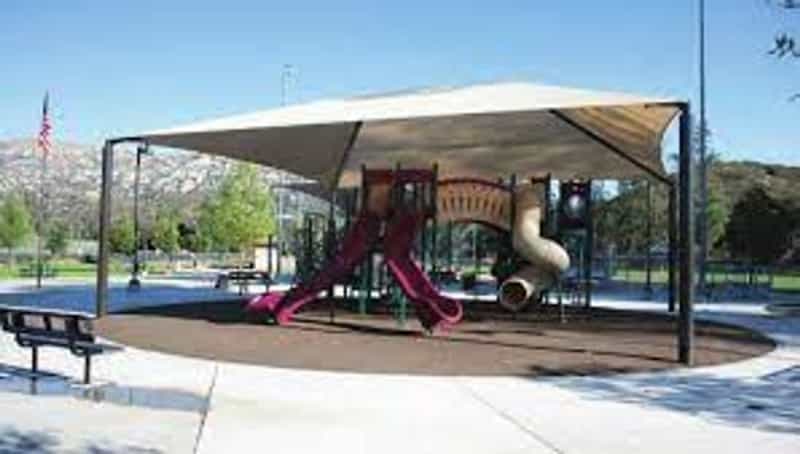 30X30X8 Square Four Post Hip Shade