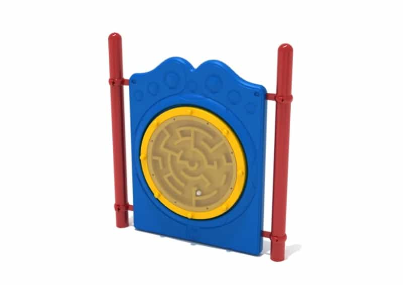 Freestanding Ball Maze Panel With Posts